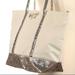 Victoria's Secret Bags | New Victorias Secret Sequin Weekender Tote Bag | Color: Cream/Gold | Size: Os