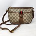 Gucci Bags | Gucci Ophidia Web Stripe Brown Gg Supreme Canvas Leather Crossbody Bag Vintage | Color: Brown/Tan | Size: Small