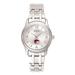 Women's Silver Winston-Salem State Rams Dial Stainless Steel Quartz Watch