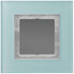 Jung Rahmen 1-fach mt ws LSP 981 GLAS LSP981GLAS Image