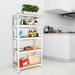 Laminated Shelving Unit Adjustable Garage Storage Utility Rack Duty Shelves Organization Multipurpose Shelf Warehouse Basement