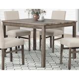 Best Master Furniture Rustic Rectangular Dining Table