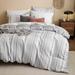 King Size , Duvet Cover Set with Zipper Closure, 3 Pieces