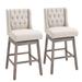 Bar Height Bar Stools Set of 2, 180 Degree Swivel Barstools, 30" Seat Height Bar Chairs