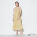 Women's Crinkle Cotton Camisole Dress | Beige | Large | UNIQLO US