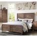 Transitional Reclaimed Oak Acacia Queen Bed