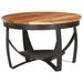 vidaXL Coffee Table Living Room End Table Side Table with Shelf Solid Wood