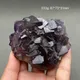 Pierre brute de fluorite violette de Fujian spécimen de cristal de guérison collection de pierres