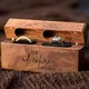 Customized Ring Box Wood Jewelry box Gift for Her Personalized Wedding Engagement Ring Case Storage