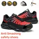 Chaussures de sécurité unisexes en acier à coussin d'air chaussures de travail coordonnantes