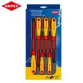 KNIPEX 00 20 12 V01 Screwdriver Set 6Piece Slotted Cross Recessed Screws Phillips PH1 PH2