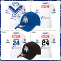 2024 Bulldogs Home Rugby Jersey 2023/24 BULLDOGS MENS black Baseball Cap hats TRAINING JERSEY size