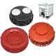 IBC Ton Barrel Cover 16.3CM with Venting Chemical Ton Barrel Plastic Cover Double Hole Tote Tank Lid