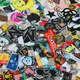 50PCs Mixed Iron On and Sew-On Patches For Clothing Embroidery Patch Summer Fabric Badge Stickers