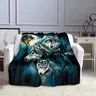 3D Wolf Blanket Sofa Blankets for Beds Super Soft Warm Blanket Cover Flannel Throw Blanket