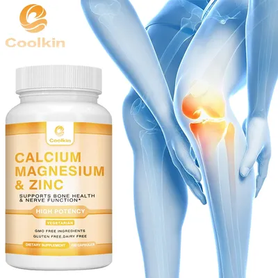 Supplément de calcium avec magnésium zinc vitamine D K2 et B12 | Comprimés de calcium pour hommes