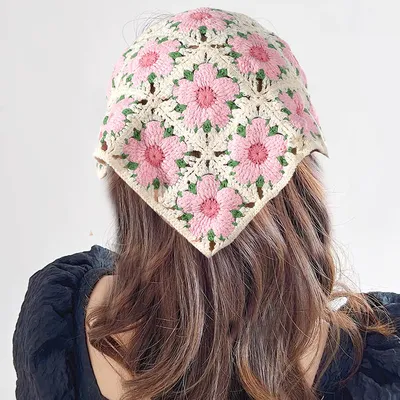 Bandeaux de cheveux turban au crochet pour femmes écharpe de cheveux bandana vintage bande de