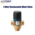 （New）3 Way Thermostatic Mixer Valve DN15/20/25 Male Thread Brass Thermostatic For Solar Water Heater