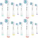 Ultrathin Soft Bristle Toothbrush Head for Sensitive Teeth Deep Clean Teeth Protect Gum Replacement