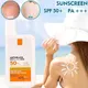 Body Sunscreen Cream Light Thin Refreshing Sunscreen Body Lotion Face Protector Solar Cream Solar