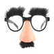 Lunettes de déguisement pour décoration de fête accessoire de déguisement fausse moustache