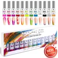 BOZLIN – Kit de vernis à ongles UV/LED Semi-Permanent 12 pièces/ensemble laque pour Salon de