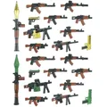 Modern Special Forces Figures Military Weapon Accessories Building Blocks Army Soldier City Police