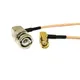 RP SMA Male Right Angle To BNC Plug RA 90 Degree Coax Cable RG316 15cm 6" for Two Way Radio BaoFeng