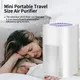 Mini Air Purifier With HEPA Filter Ozone Generator Home Air Washer Freshener Cleaner for Desk