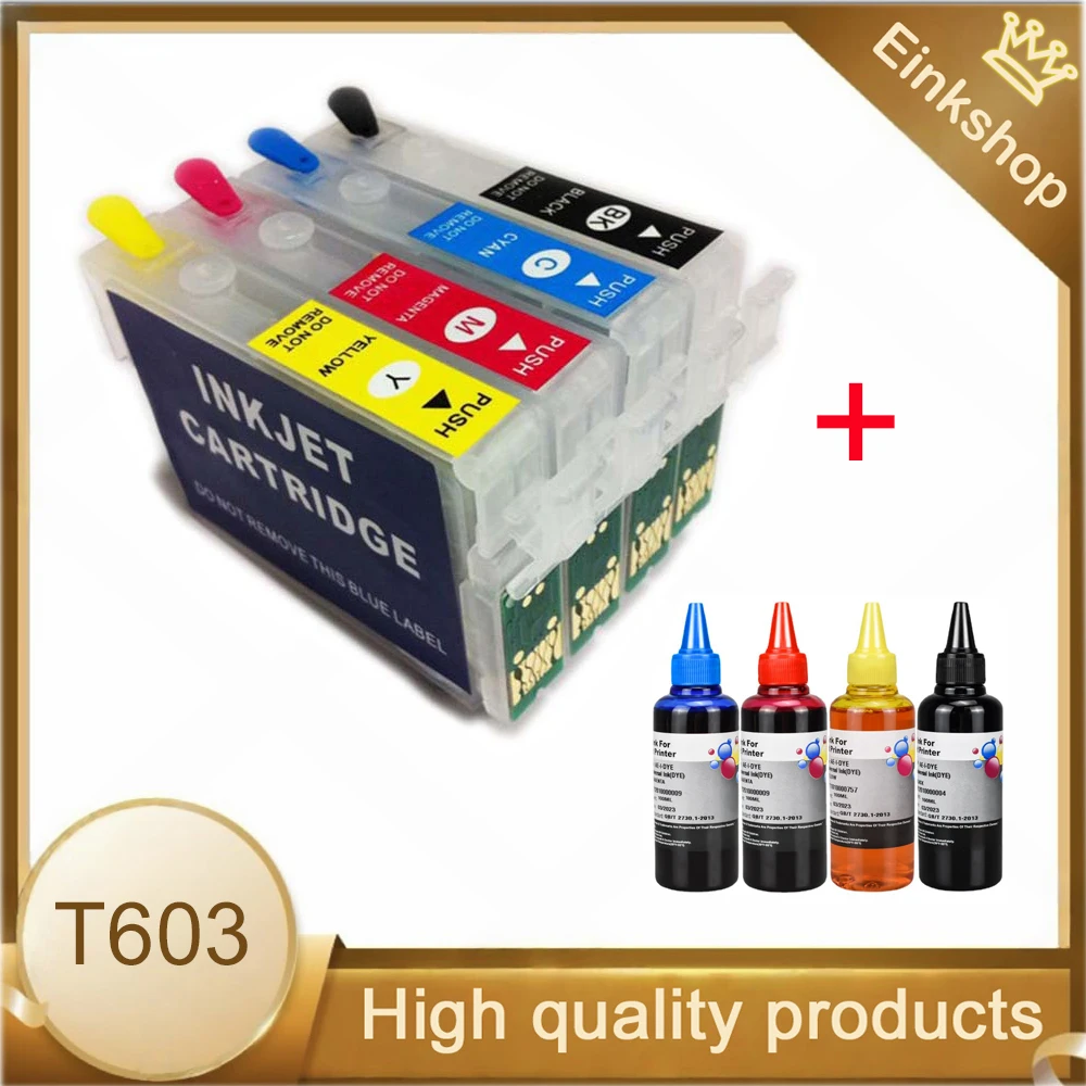 603XL 603 Nachfüllbare Patrone ARC Chip für Epson T603 XP-4155 XP-4150 XP-3155 XP-3150 XP-2155 XP-2150 WF-2870 2845 WF-2840 2820 Image
