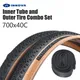 INNOVA bicycle tire/inner tube combination 700×40C yellow tire road tire 700×35/43C French inner