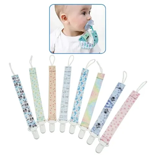 Stilvolle und praktische Schnullerkette Schnullerhalter Babyspielzeug-Aufhänger