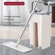 360° Rotation Collapsible Mop Bucket Set with Wringing Function Foldable Flat Mop with 2 Mop Pads