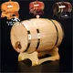 3L Bierbrauen Fass Vintage Holz Eiche Holz Wein Barrel Für Whisky Rum Port Dekorative Barrel Fass