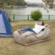Portable Modern Inflatable Big Sofa Beds Simple Lazy Sofa Lying Chair Folding Lounge Chair with Arm