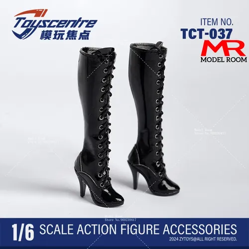 Spielzeug Zentrum TCT-037 Maßstab 1/6 Runde dicke Ferse Stiefel weibliche Hohl schuhe Modell fit 12