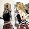 Misa Amane Cosplay Note Death Costume Cosplay debuttion Daily Sexy Dress Subculture collana y2k