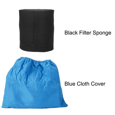 1pc textil filter beutel 1pc filter elemente für karcher mv1 wd1 wd2 wd3 staubsauger ersatzteile Image