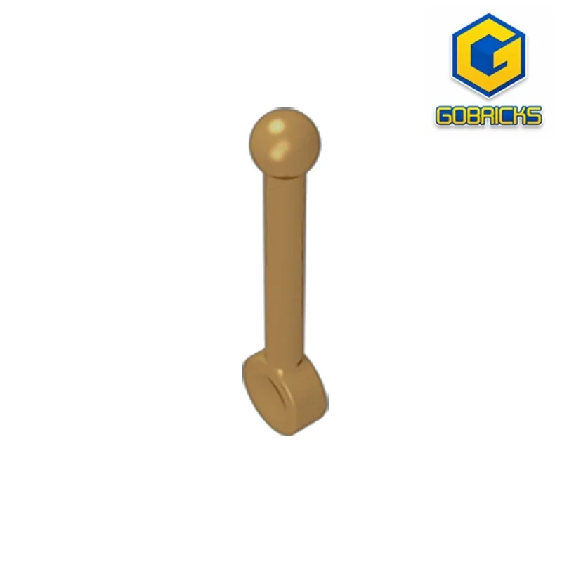 Gobricks GDS-1317 Antenne mit kleinem Sockel und schwarzem Hebel, kompatibel mit Lego 73587 4592, DIY-Teilen für Kinder Image