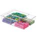 Idesign Linus Clear Plastic Drawer Organizer Plastic | 3.03 H x 5.98 W x 16.14 D in | Wayfair 03110