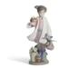 Lladro Utopia Delicate Nature Girl Figurine Porcelain/Ceramic in Pink/White | 9.06 H x 4.33 W x 3.94 D in | Wayfair 01008240