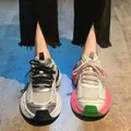 Piattaforma per scarpe da donna abbinata al colore Sneaker da donna scarpa Casual traspirante nuova