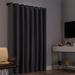 Sun Zero Tyrell Tonal Texture Draft Shield Fleece Insulated 100% Blackout Grommet Curtain Panel Polyester in Gray | 84 H in | Wayfair WF-2DCMUQ0