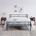 Trent Austin Design® Kempst Bed Frame & Nightstand Bedroom Set Metal in Brown | 35 H x 63 W x 82 D in | Wayfair 658A8D5B8C80408EBFD6EFAFD70DC0CD