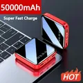 Mini Power Bank 50000mAh caricabatterie portatile Super veloce batteria esterna per Xiaomi iPhone