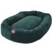 Majestic Pet Products Oval Pet Bed Polyester/Faux Suede in Blue | 7 H x 18 W x 24 D in | Wayfair 78899552251