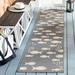 Black/Gray 27 x 0.2 in Indoor/Outdoor Area Rug - Highland Dunes Madhu Dark Gray/Beige Indoor/Outdoor Rug | 27 W x 0.2 D in | Wayfair