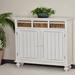 Highland Dunes Kolya 3 Door Accent Chest Wood in Brown/White | 37 H x 43 W x 11 D in | Wayfair 56E9B1E6AAAF4CA391DCDA879C217336