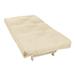 Twin 12" Foam Mattress - Alwyn Home Harding Cold Futon Polyester in White/Brown | 74 H x 38 W 12 D Wayfair A80761C5F66C4045AEC83AC56AC6A784