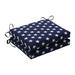 August Grove® Macey Americana Indoor/Outdoor Seat Cushion Polyester in Blue | 3 H x 16 W in | Wayfair FE6CD72F3CE6414BB8C77B8E82C801C9